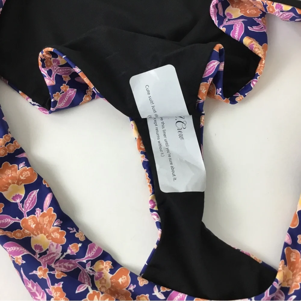 J. Crew Cheeky Bikini Bottom Floral Size 2X NWT